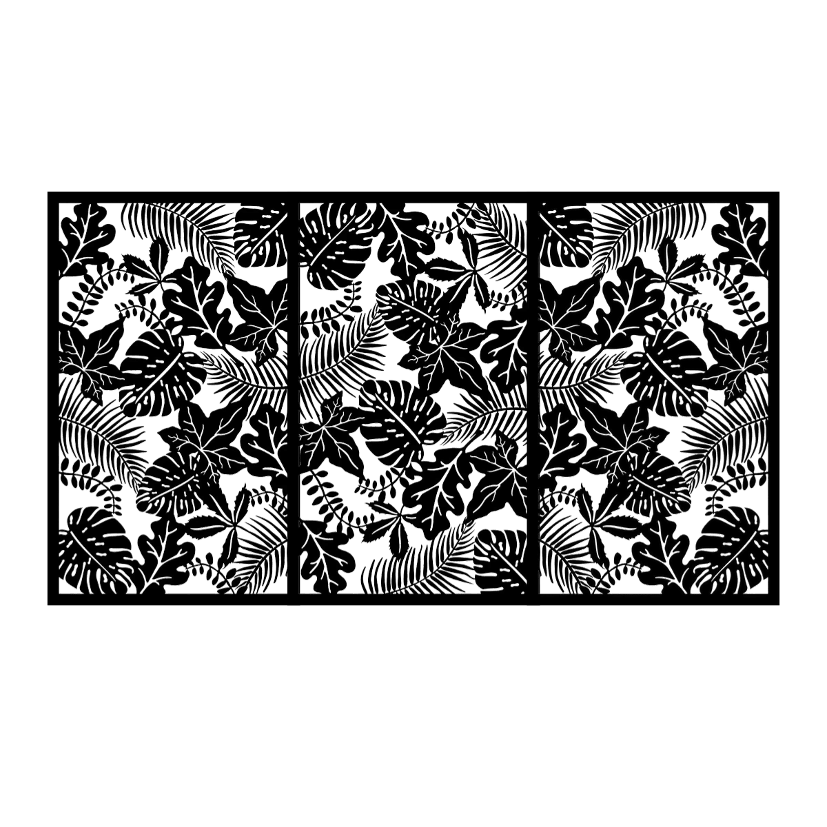 Laser cut gate panel design